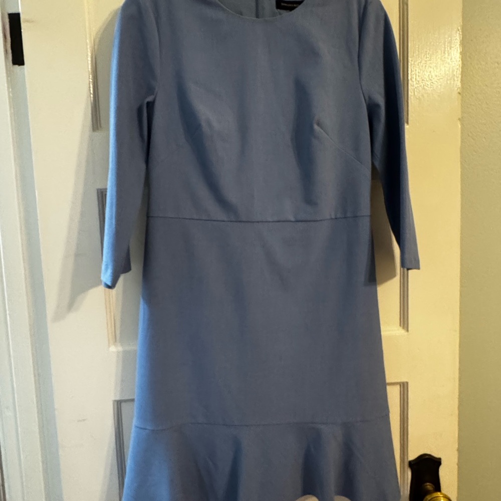 Banana Republic Blue 3/4 Sleeve Dress